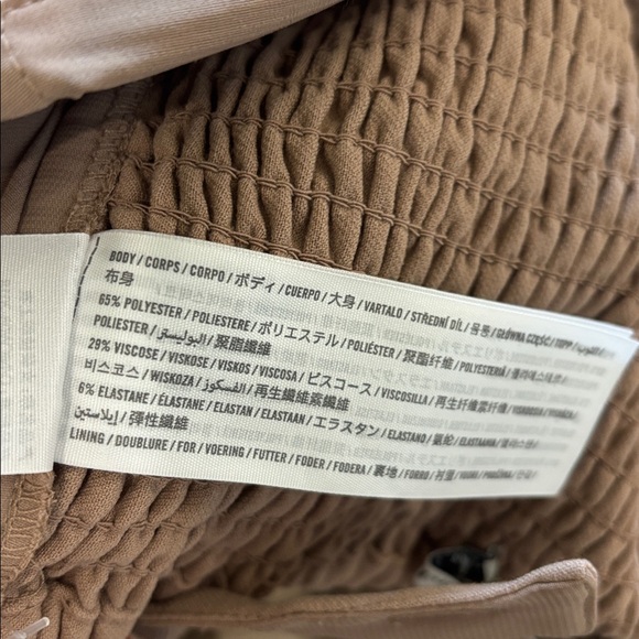 Abercrombie & Fitch Tan corset Cropped Tank Top – Adjustable Straps - Picture 7 of 7